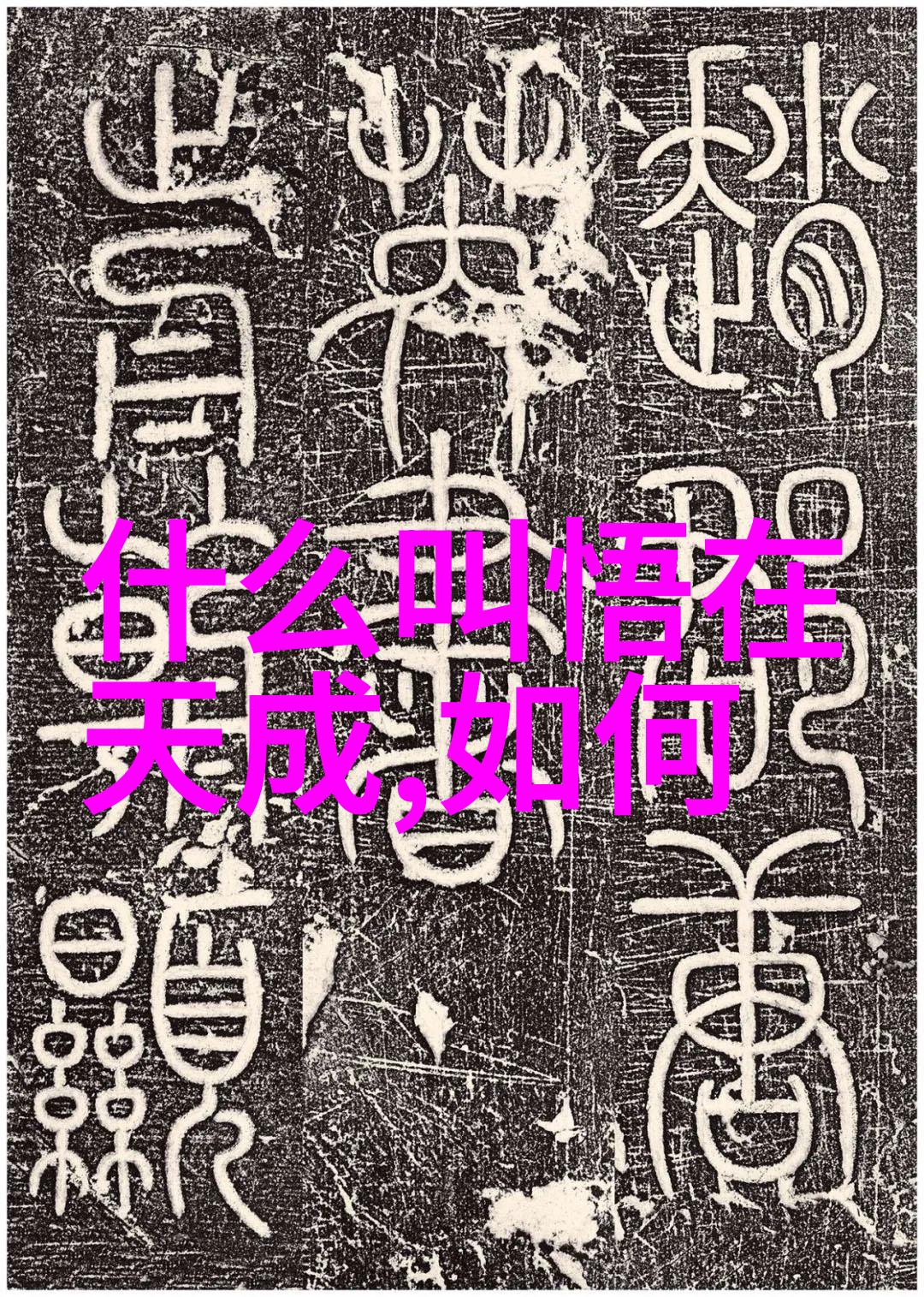 在大自然中寻找大悟无需千言万语